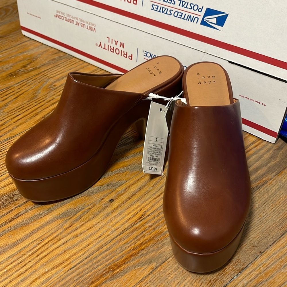A new day brown mules
